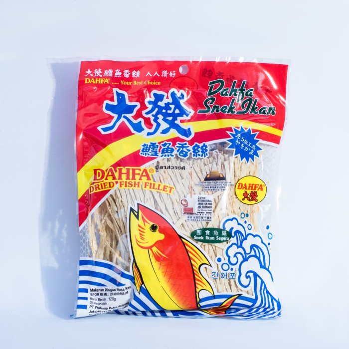 

Q12S Ahfa Snek Ikan 120Gr Dried Fish Snack D51qs
