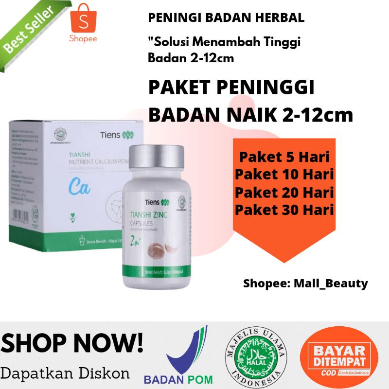 

(COD) CALSIUM PENINGGI BADAN ORIGINAL || KAPSUL DAN SUSU BUBUK || HALAL BPOM