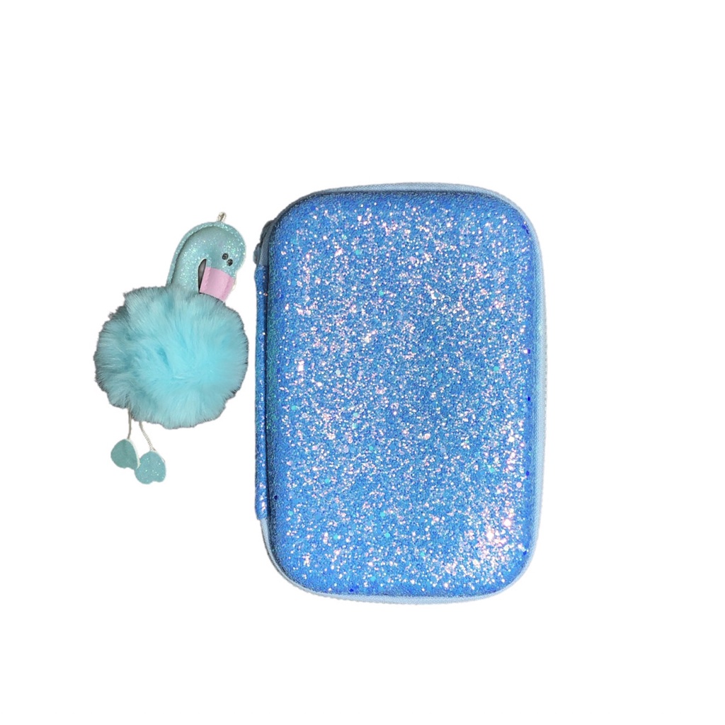 Hard Case 3D Kotak Pensil SMIGGLE SEQUIN / Pencil Case / Wadah Kosmetik / Cosmetic Case BEST QUALITY