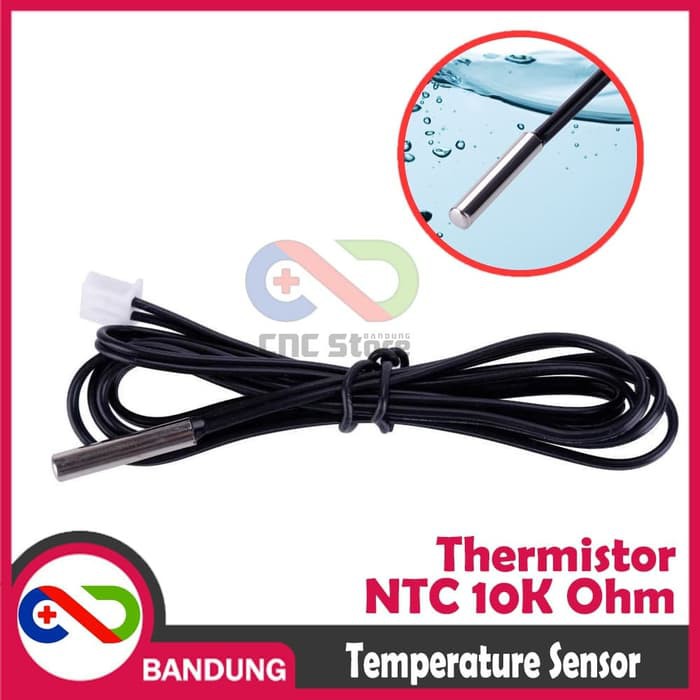 THERMISTOR NTC 3950 10K 1M METER TEMPERATURE SENSOR SUHU PROBE