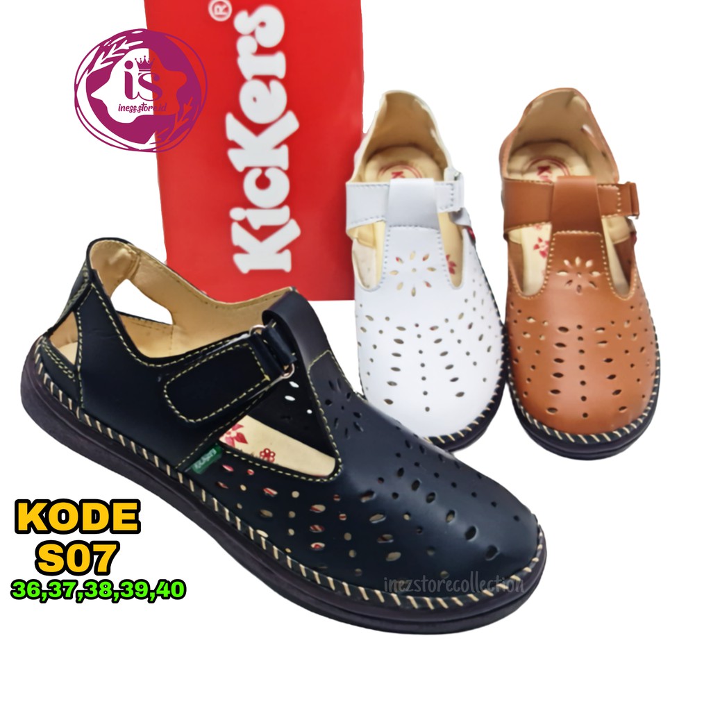 SEPATU WANITA TERBARU KICKERS KODE S07 MURAH TERLARIS