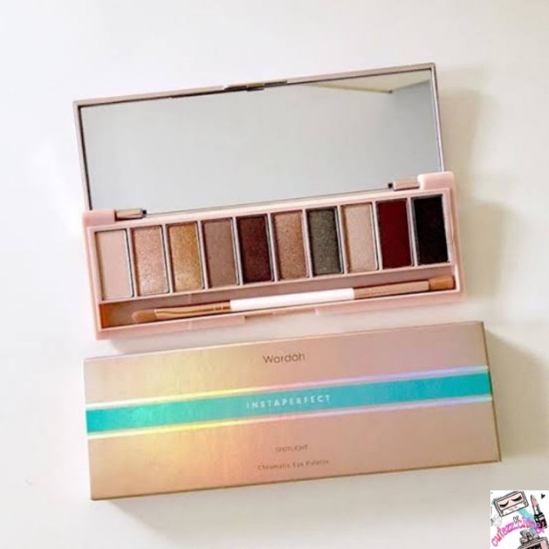 ☃Cutezz_Ching1☃Wardah Instaperfect Spotlight Chromatic Eye Palette 10g