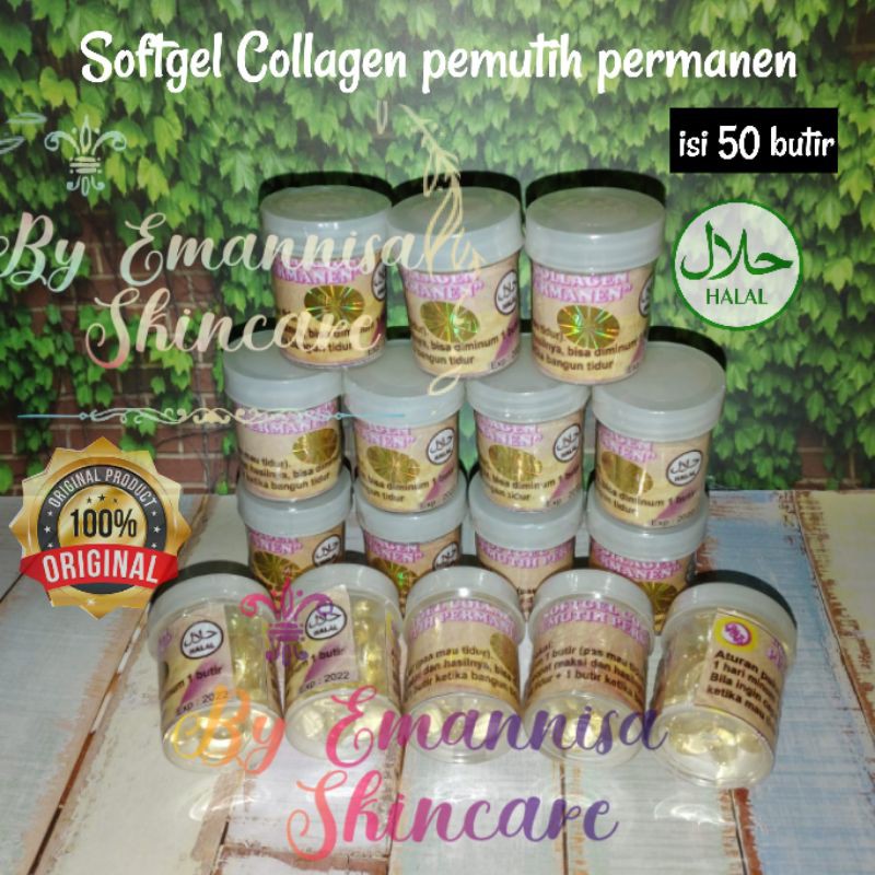 Softgel Collagen Pemutih permanen