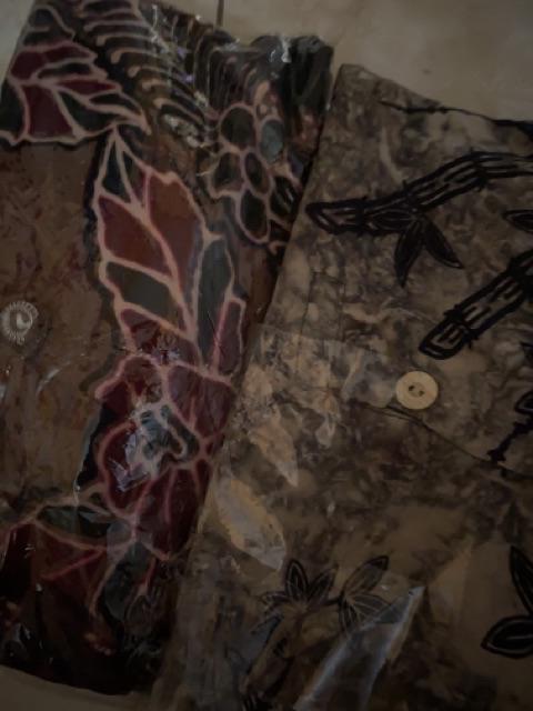 Longdress Harian Batik Coklatan