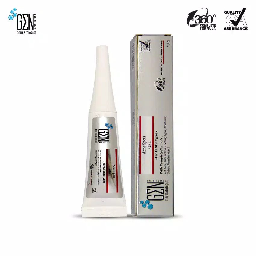 GEN Dermatologist Acne Spots Gel 10g ( Obat Jerawat Ampuh )