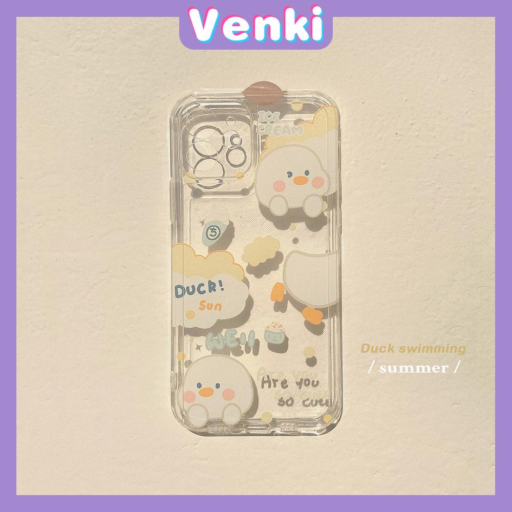 Casing Silikon iPhone 13 Pro Max 12 Pro Max 11 7 Plus Shockproof Motif Bebek Lucu