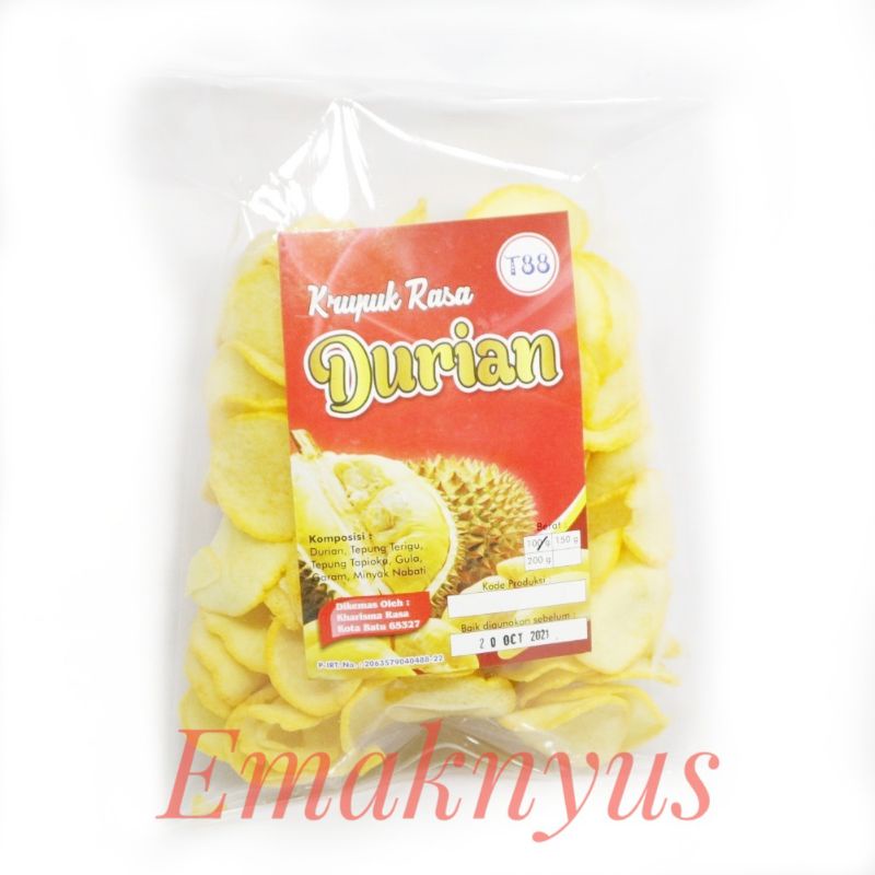 

KRUPUK DURIAN ENAK CEMILAN KHAS MALANG