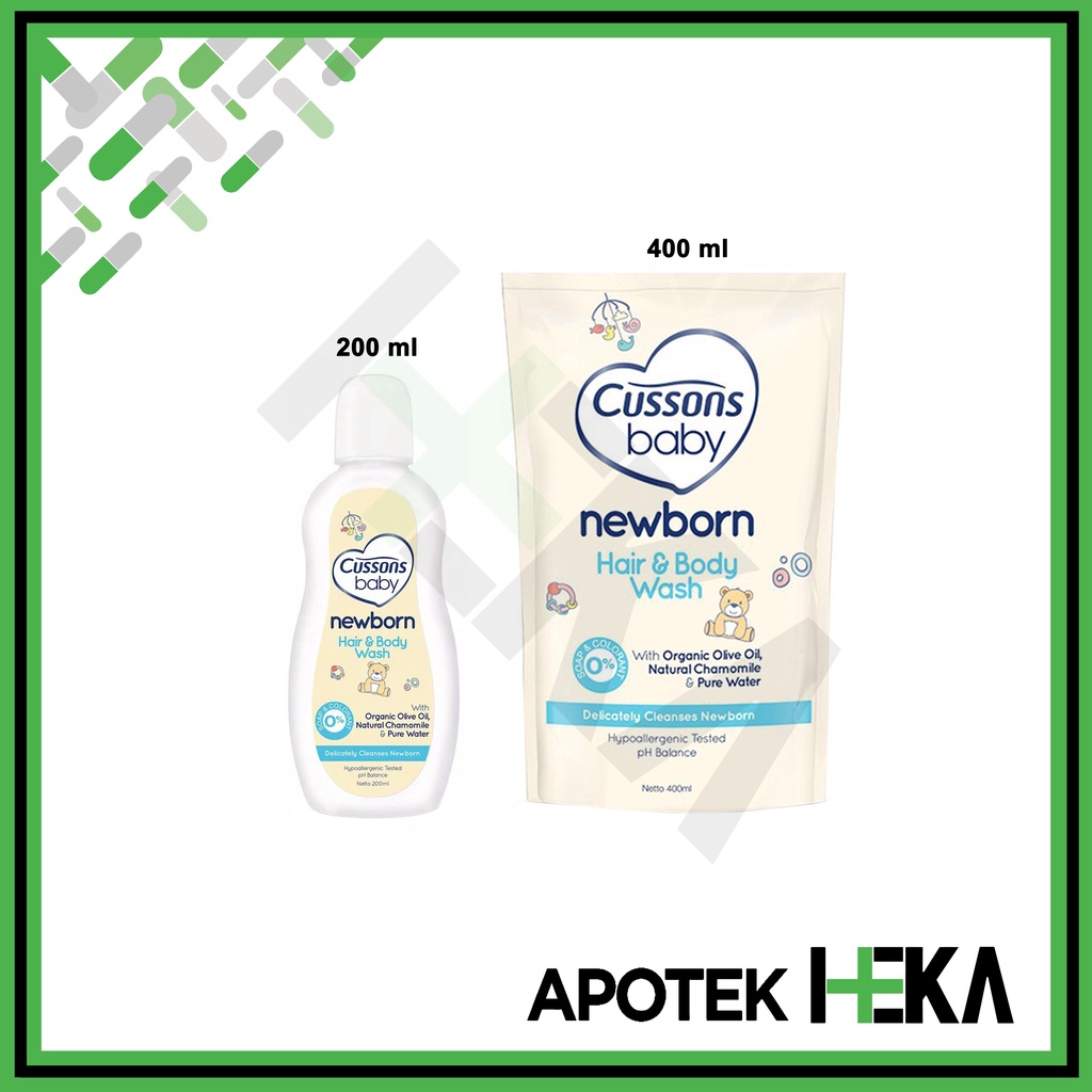 Cussons Baby Wash Newborn - 200 ml / 400 ml  (SEMARANG)