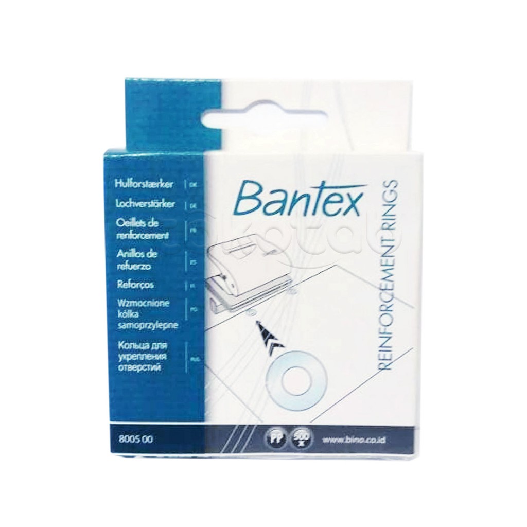 

Tokotab - Reinforcement Ring BANTEX Transparan Sticker Lubang Acco