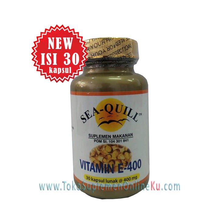 Sea Quill Vitamin E 400 Iu Isi 30 D Alpha Tocopherol Acetate