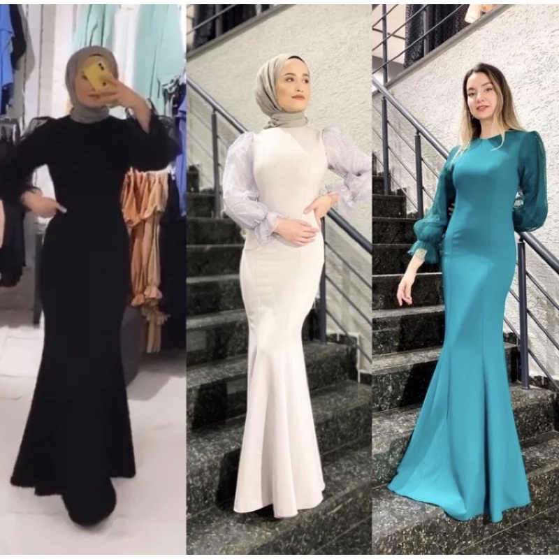 DRESS BRIDESMAID IMPORT TURKI BEST SELLER