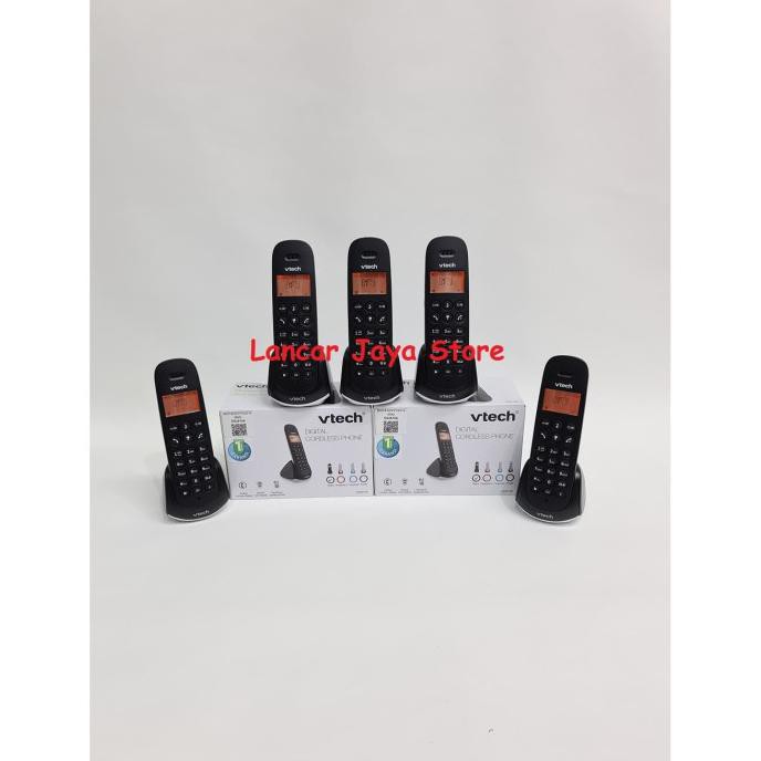 Cordless Phone/Telepon Wireless Vtech Es2510A (5Handset) Intercom Used