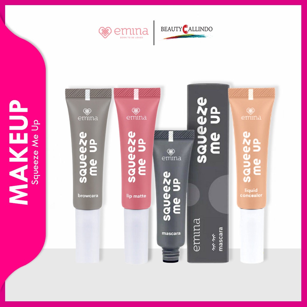 Emina Squeeze Me Up | Lip Cream | Lip Gloss | Mascara | Concealer | Maskara Alis