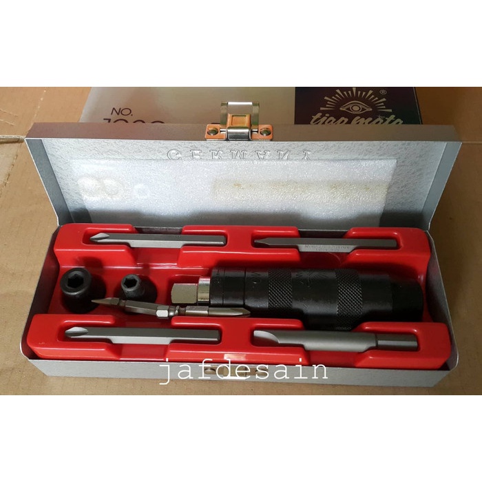 Obeng Ketok Obeng Mekanik Set Eye Brand Tjap Mata Germany 10 Pcs