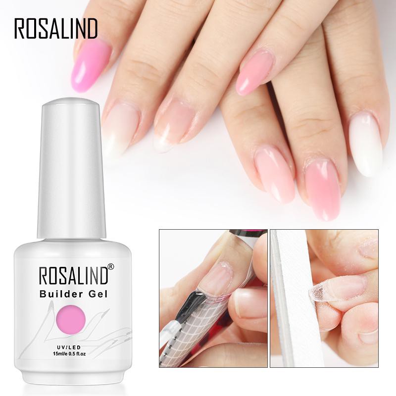 ROSALIND 15ml BUILDER GEL CLEAR / rosalind structure capsulated nail KUTEK GEL HARD GEL