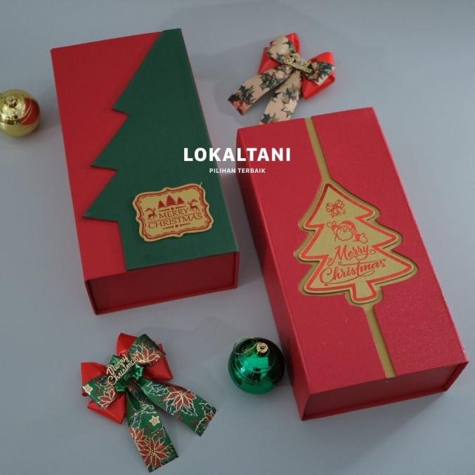 

[COD] Box Kue Packaging Natal Christmas Hampers Kotak/ Kotak Natal [COD]