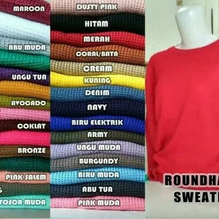 Unik Baju  Rajut Wanita Korea  Roundhand Ungu Sweater Murah  