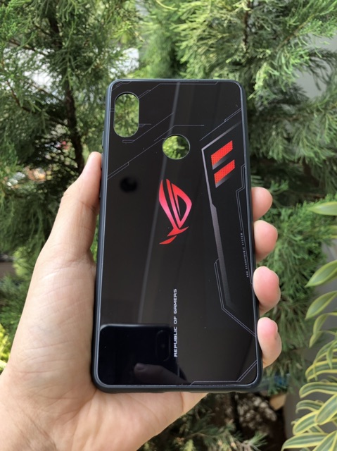 XIAOMI REDMI NOTE 5 PRO / MI A2 MIA2 MI 6X MI6X - ROG PHONE CASE KACA CASING TEMPERED GLASS