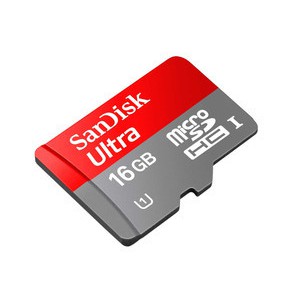 Microsd ultra sandisk 16gb 80mbps  tanpa adaptor