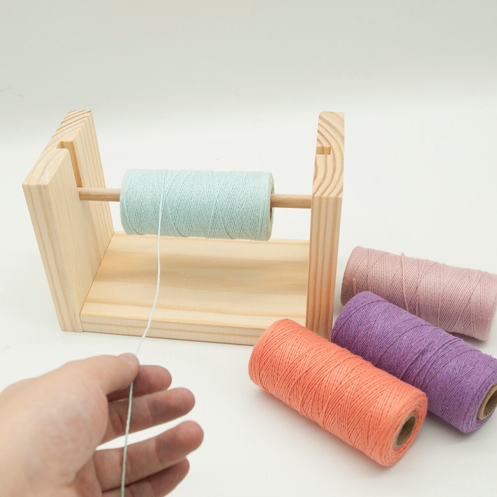 Alat Gulungan Benang / Yarn Winder Storage Holder / Rotable Spool Sewing Tool Wooden