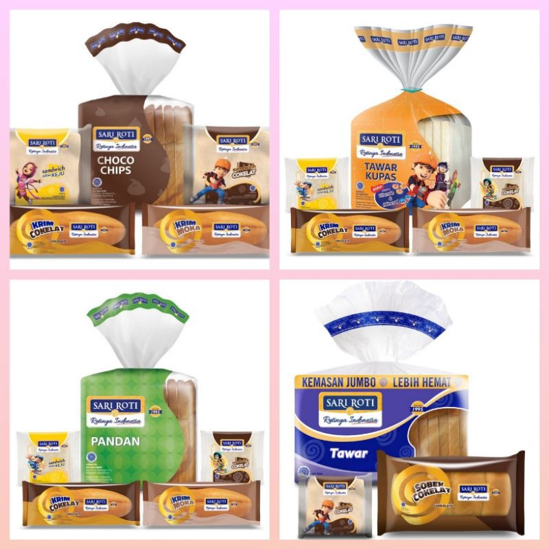 PRE ORDER Paket Hemat Sari Roti (Tidak Free Lunch Box)