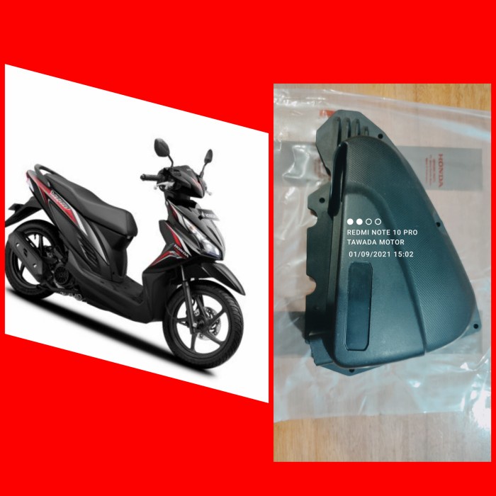 COVER FILTER UDARA LUAR HONDA Vario 110 eSP 2015 - 2019