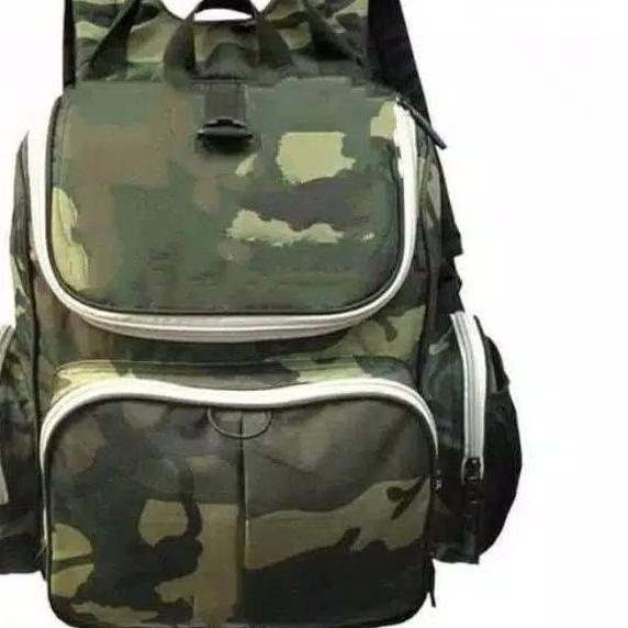 Best Seller.. Ready, Ransel anak Paud SD sampai dewasa/ Tas ransel motif army loreng tentara/ Tas pu