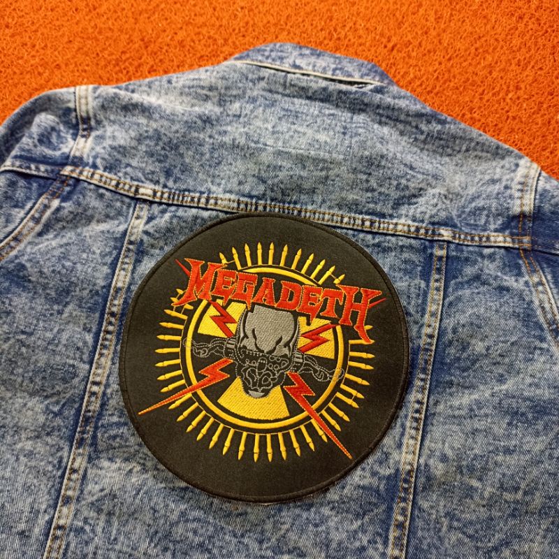 BACKPATCH BORDIR MEGADEATH BEST QUALITY