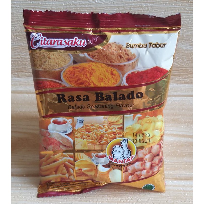 ✔MURAH Bumbu Tabur Kentang Rasa Balado 100gr Halal MUI / Citarasaku Bumbu Tabur