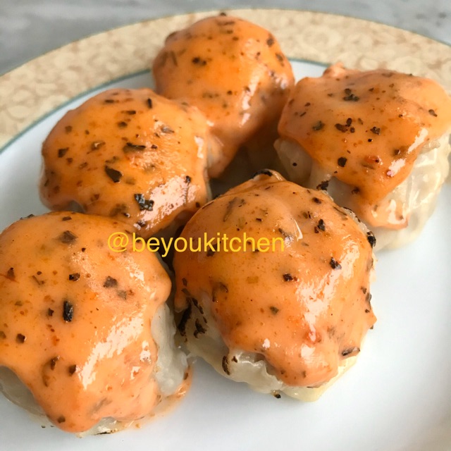 Dimsum Mentai / mentai sauce / dimsum / mentai / saus mentai / dimsum ayam / dimsum udang