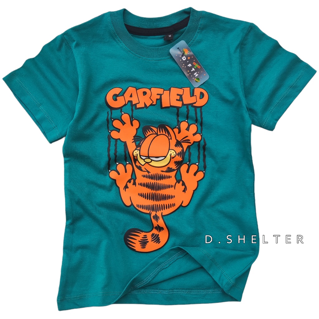 KAOS DISTRO ANAK TOSCA GARFIELD / KAOS ANAK KUCING GARFIELD