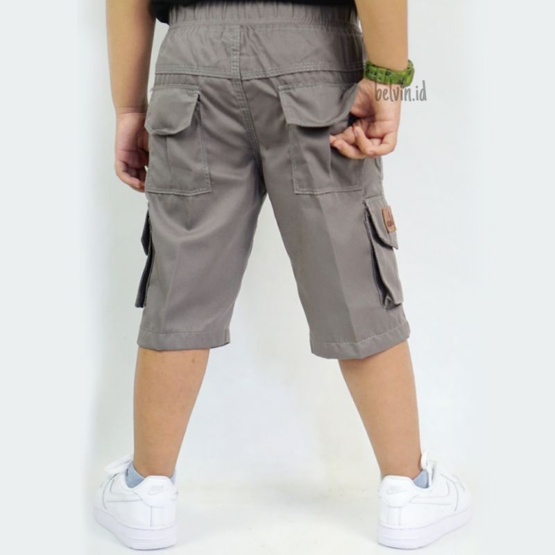 Gymbkids 2-12Tahun Celana Pendek Cargo Anak Laki Cowok Short Pants Celpen Chino Katun Chinos