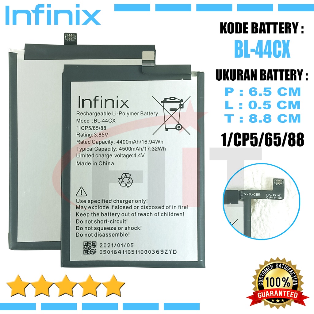 Baterai Battery Ori BL-44CX / INFINIX ZERO 8 X687