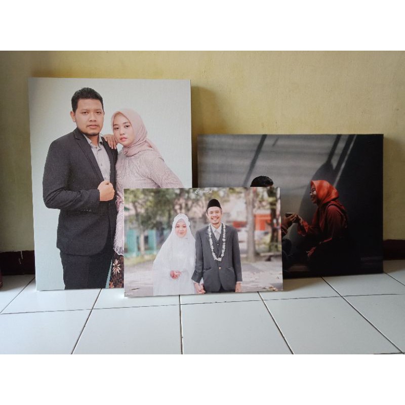 Cetak foto kanvas  castom