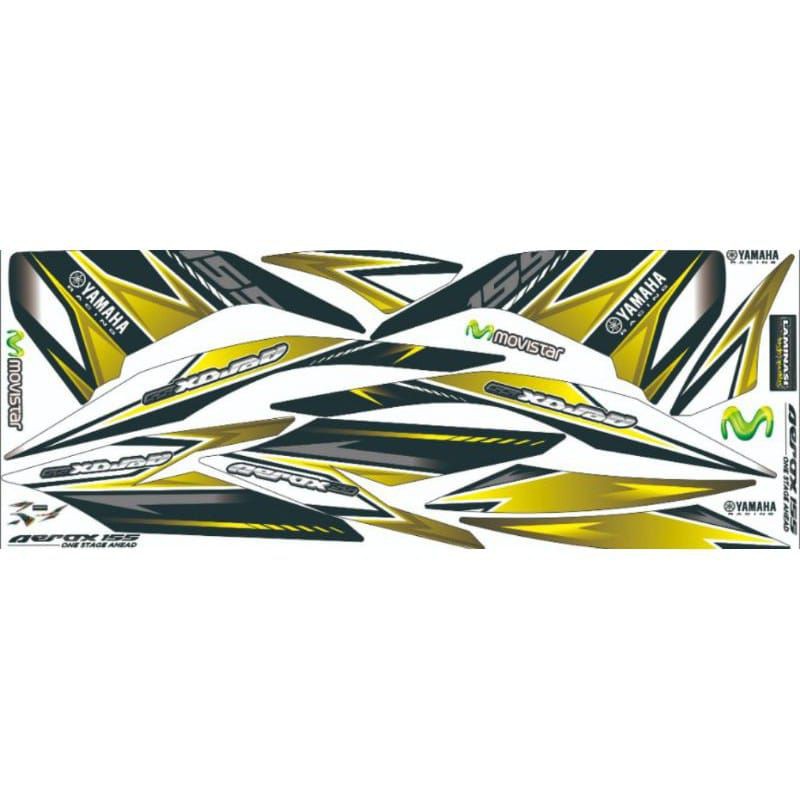 Striping Aerox 155 Variasi Yamaha Sticker Stiker Skotlet Lis Motor Lis Body Lis
