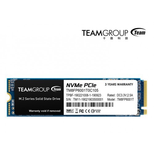 Team MP33 SSD NVMe M.2 / M2 512 GB - NVMe 512GB