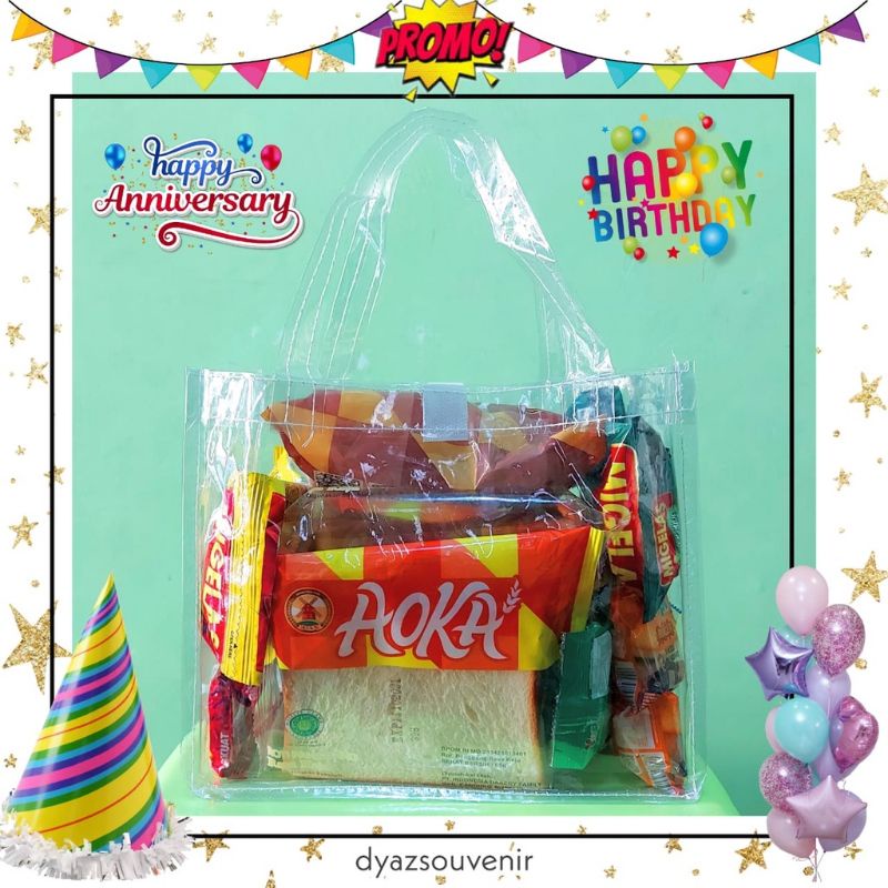 

tas mika model tinggi goodie bag sovenir custom ukuran
