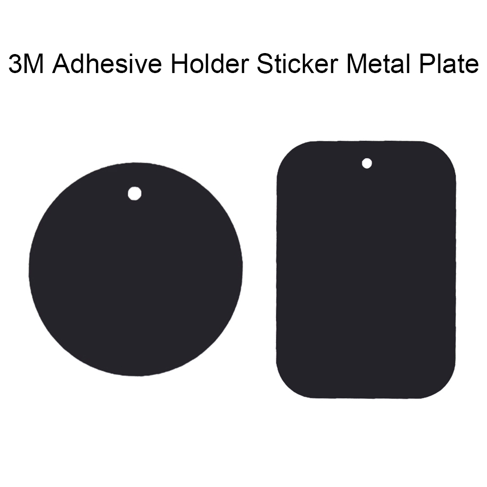 4pcs/set Mount Metal Plate Replace with Adhesive for Magnetic Mount