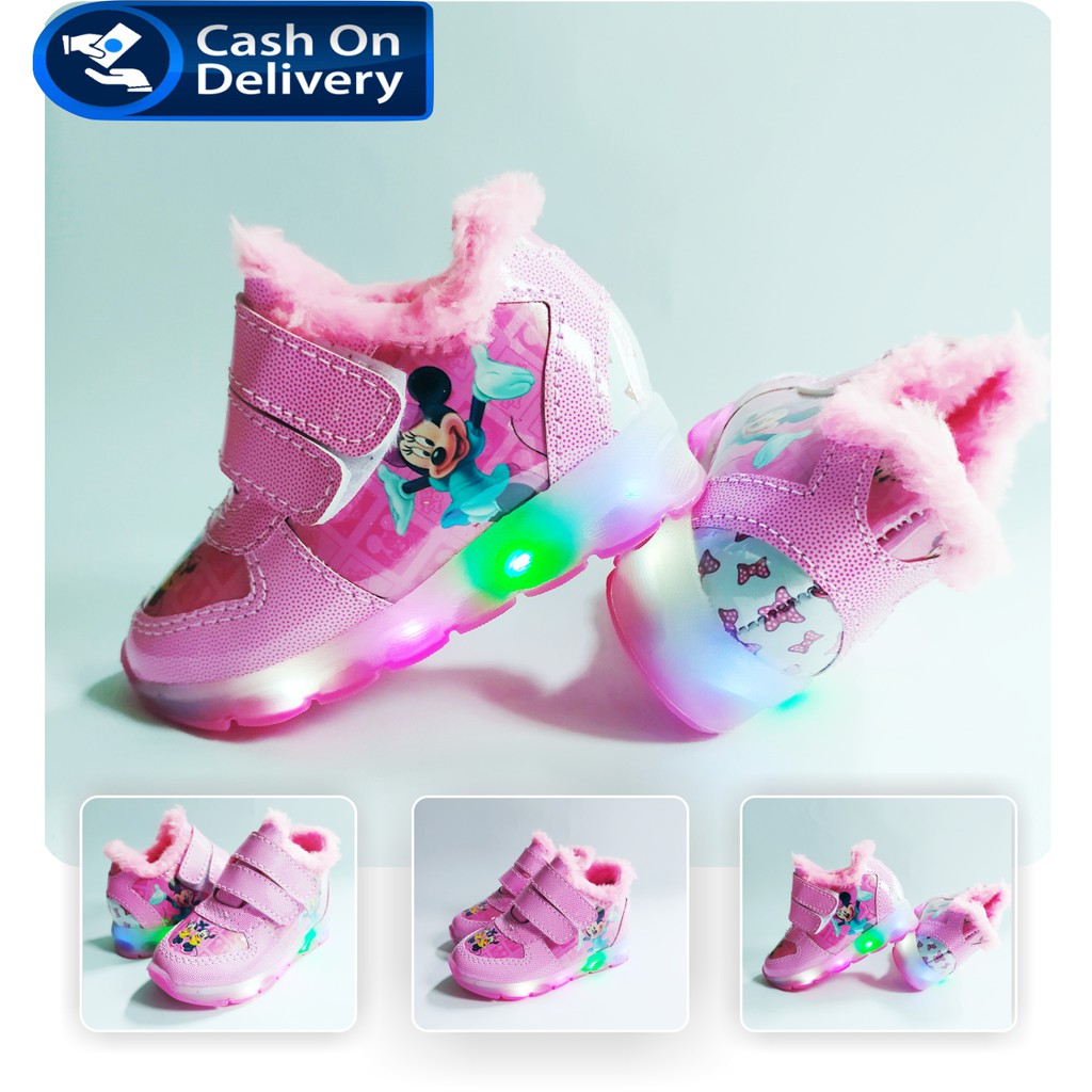 Sale Sepatu Anak Led Import SZ 21-32 Model HELLO KITTY Fashion