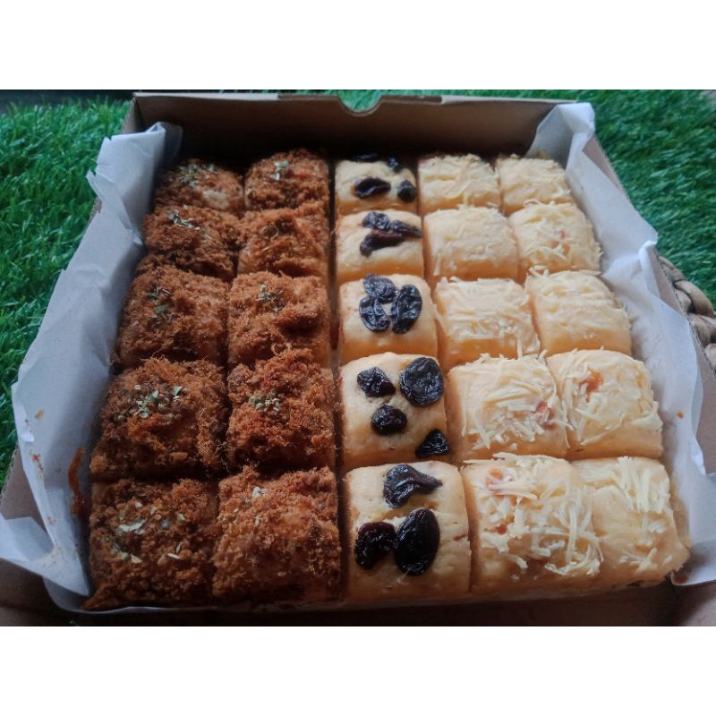 

Brownie keju abon