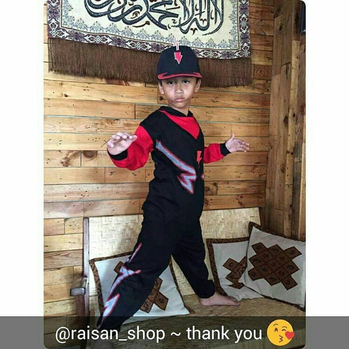 TERBARU
 Baju Anak (Boboiboy Halilintar) Baju Kostum Anak Laki laki TERBATAS
