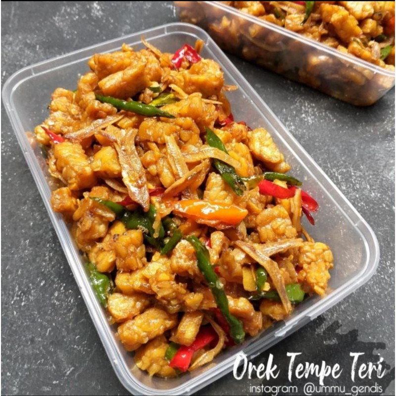 

Orek tempe teri 350gr Frozen food