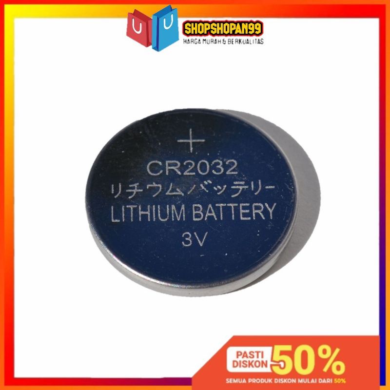 Battery CR2032 / BATRAI TOMSIS / BATEREI KALKULATOR JAM TANGAN / cr2032 / batere CR2032 / CR 2032 / baterai CMOS