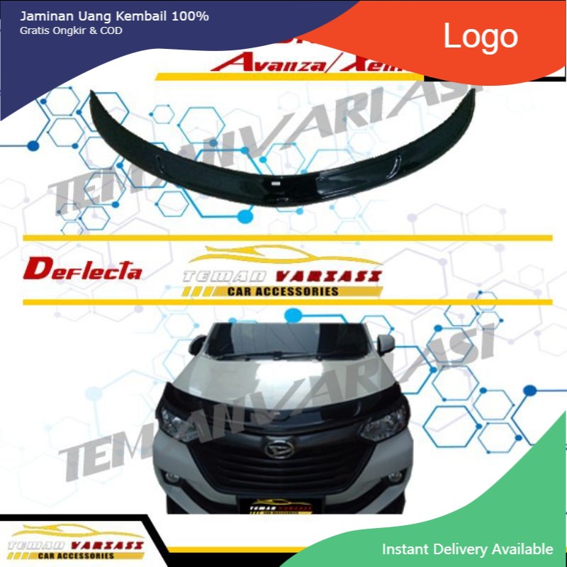 ORIGINAL DEFLECTA DEFLEKTA VARIASI KAP MESIN MOBIL TOYOTA GRAN GRAND NEW AVANZA XENIA 2021 2020 2019