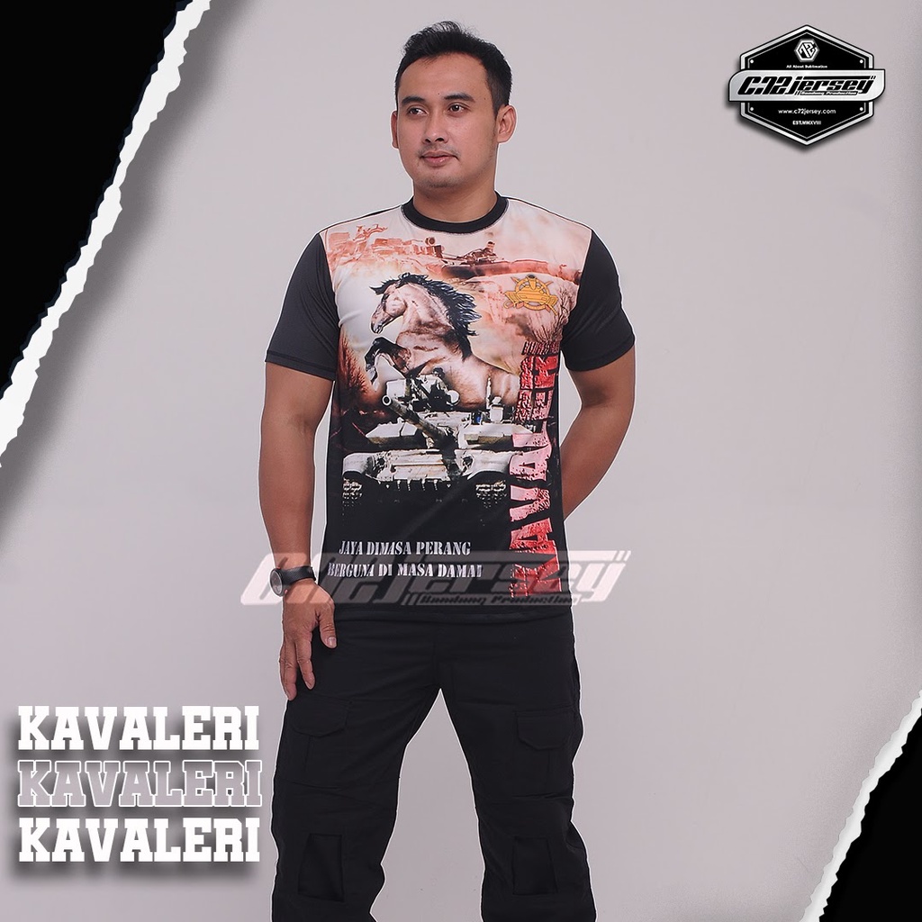 KAOS JERSEY KAVALERI SINGLEPRINT