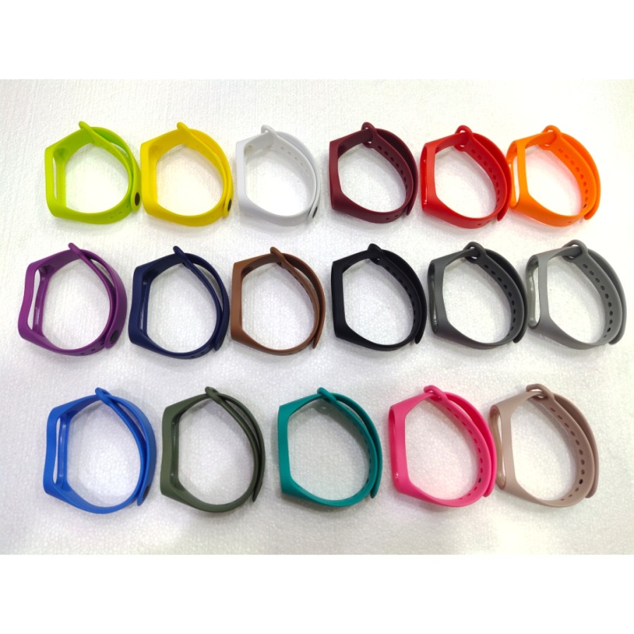 [BEST] STRAP TALI JAM TANGAN - RUBBER ORIGINAL  MI BAND MIBAND 3 4