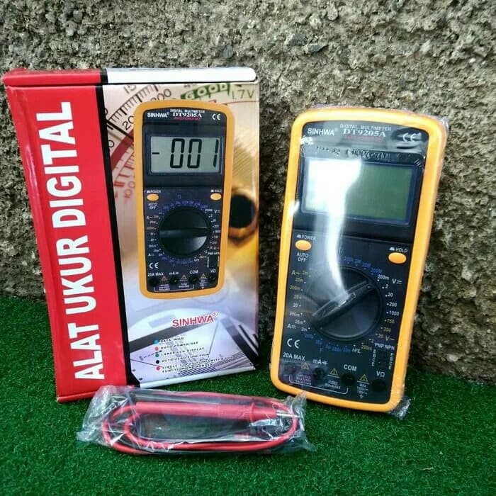 multitester avometer digital avo meter SINHWA dt 9205A