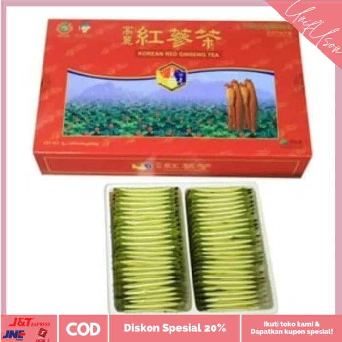 

⭐COD⭐ RED GINSENG TEA KOREA isi 100
