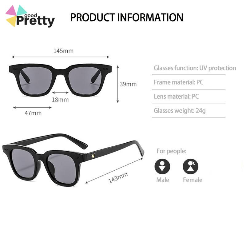 1 Pcs Korea Kacamata Hitam Wanita Kacamata Anti Radiasi Blueray Warna Permen Uniseks Sunglasses - PD