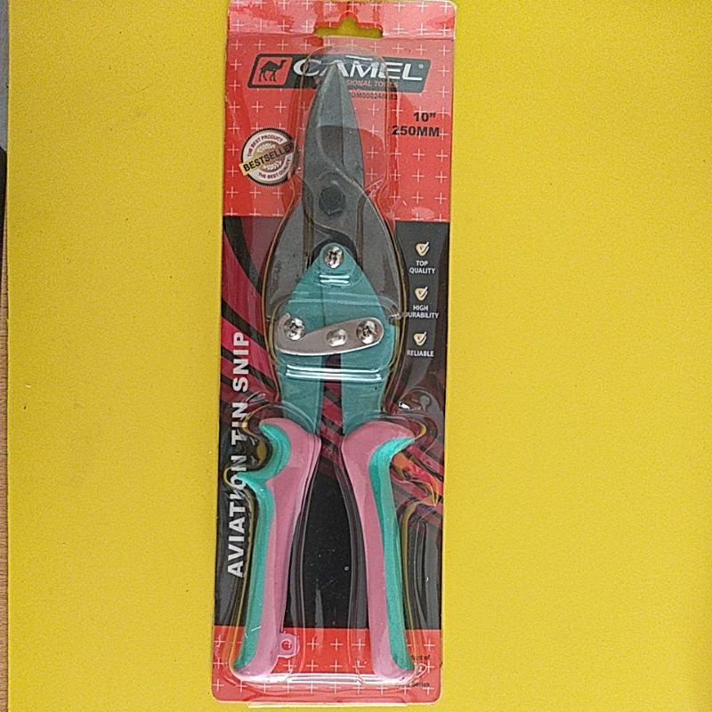 

Gunting Seng Holo Hollow Baja Ringan Galvalum / Aviation Tin Snip - CAMEL 10" / 10 INCH